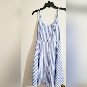 Old Navy Midi Cami Dress Striped & Double Lined